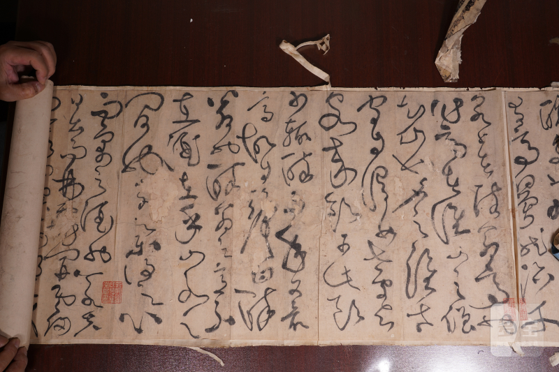 明 文台 《醉翁亭记》草书手卷 - 图9